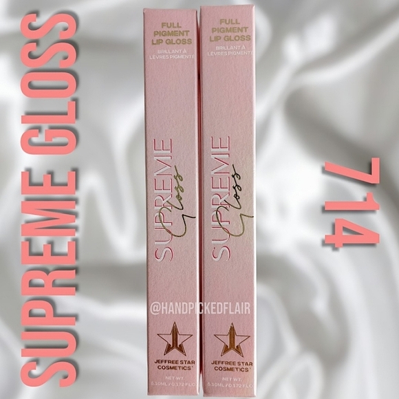 Jeffree Star Supreme Gloss 714 Duo Bundle of 2 NIB - Picture 1 of 6